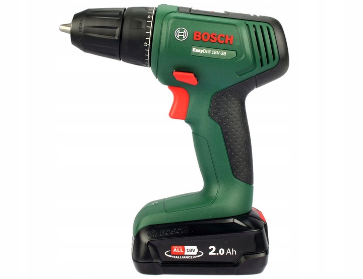 WKRĘTARKA EasyDrill 18V-38 BOSCH 1x2,0Ah + WALIZKA