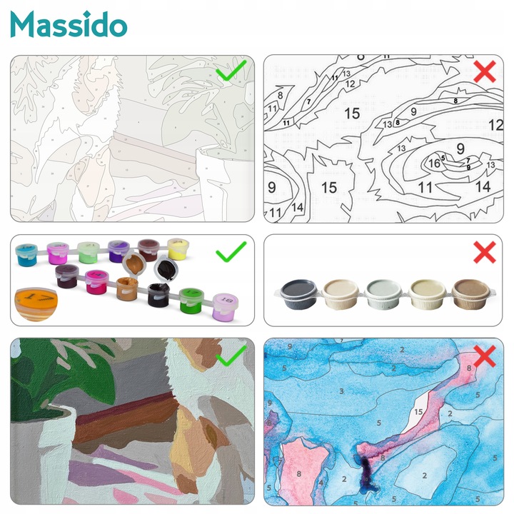 Obrazy do malowania po numerach malowanie po numerach 40x50cm na ramie