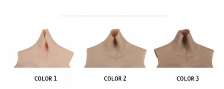 Silikonowe Piersi Bez Szyi, C, Bawełna Wypełnienie, Miękkie, Realistyczne