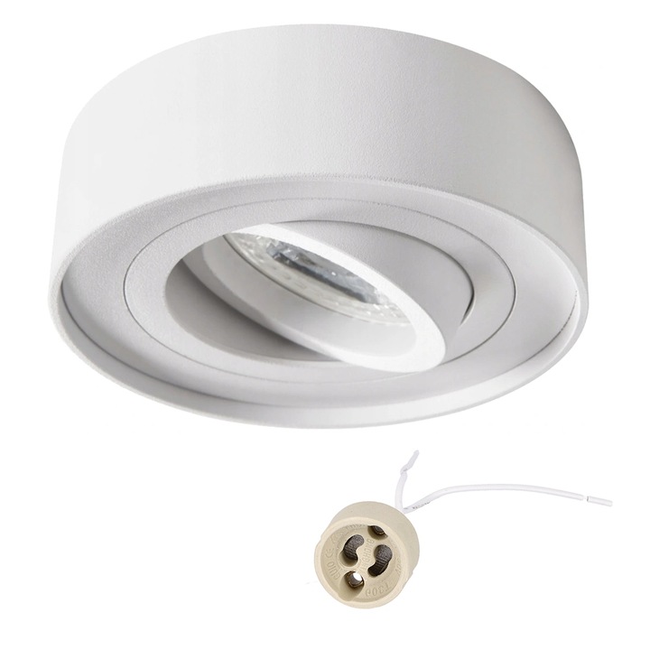 OPRAWA PODTYNKOWA HALOGENOWA TUBA LED GU10 BIAŁA