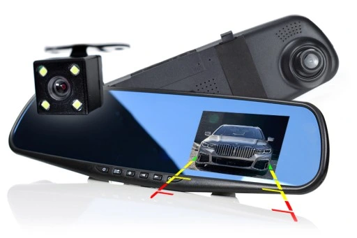 Wideorejestrator lusterko wsteczne microSD GRATIS