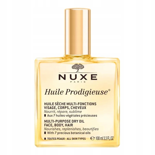 NUXE Huile Prodigieuse Suchy olejek, 100ml + Suchy olejek Roll-On, 8ml