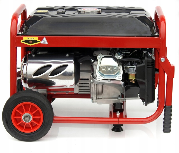 PROFESJONALNY AGREGAT PRĄDOTWÓRCZY 5,2kW prądu AVR+ MIEDZIANY STOJAN