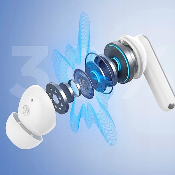 SŁUCHAWKI BEZPRZEWODOWE douszne TWS XY19 WODOODPORNE 2 mikrofony LED EKRAN