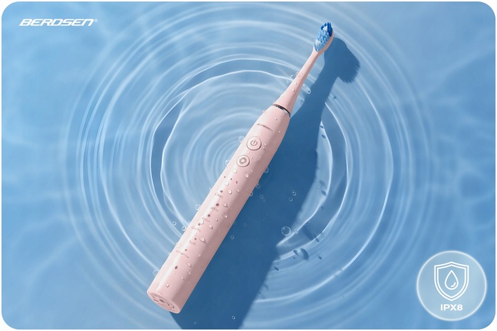 SZCZOTECZKA SONICZNA DO ZĘBÓW ELEKTRYCZNA + ETUI BERDSEN GALAXY