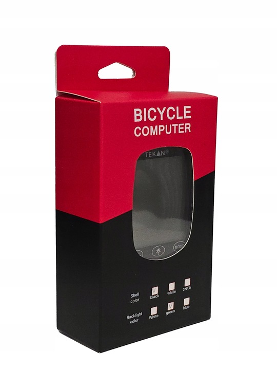 BEZPRZEWODOWY LICZNIK ROWEROWY PRĘDKOŚCIOMIERZ PODŚWIETLENIE DO ROWERU
