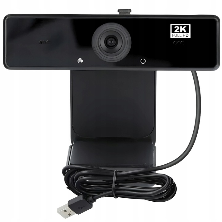 KAMERA INTERNETOWA KAMERKA PRO 2K FULL HD MIKROFONEM WEBCAM USB DO LAPTOPA