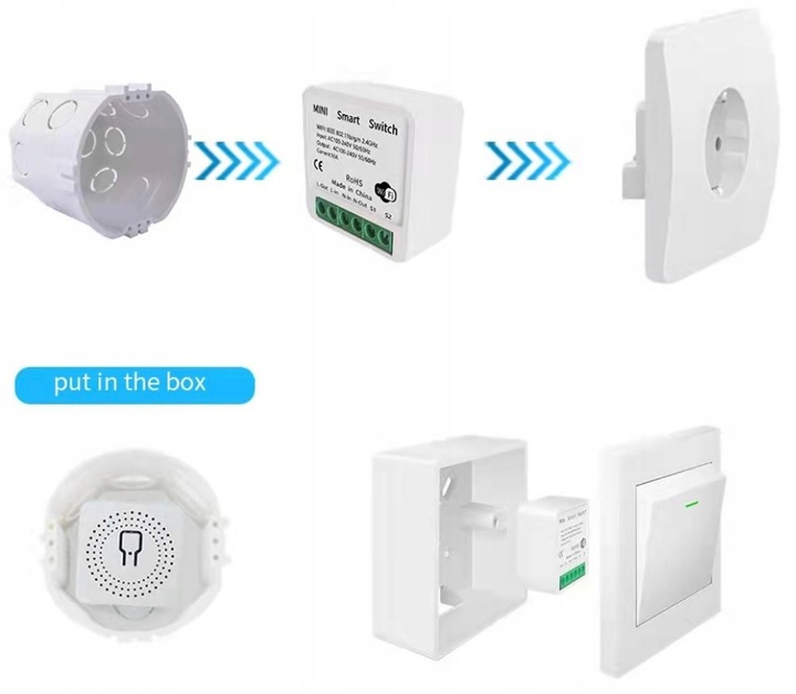 PRZEKAŹNIK DOPUSZKOWY PRZEŁĄCZNIKU GNIAZDKO WYŁĄCZNIK ZigBee 3.0 TUYA