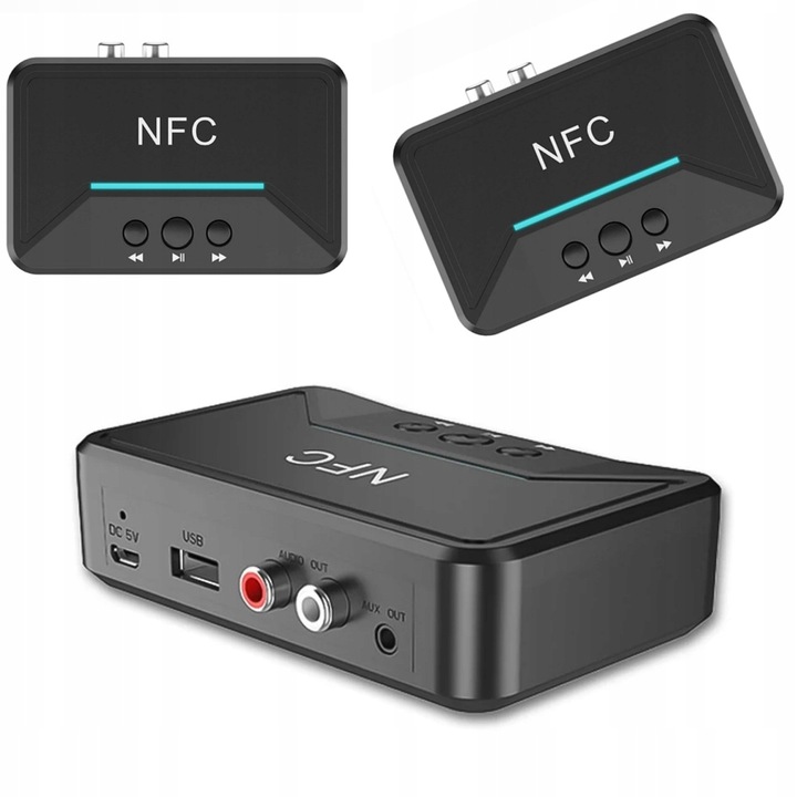 ADAPTER BLUETOOTH DO WIEŻY WZMACNIAC HiFi AUX CHINCH JACK ODBIORNIK