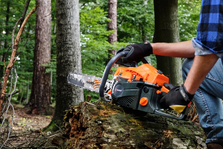 PROWADNICA DO PIŁY SPALINOWEJ PILARKI 14" 35CM + 2X ŁAŃCUCH 3/8" WUBER