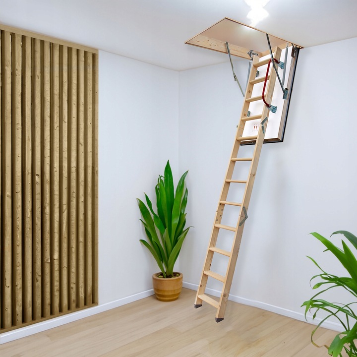 Schody Strychowe NORDIC 0,44W/m2K 86mm 120x70 Druga Uszczelka Wkręty