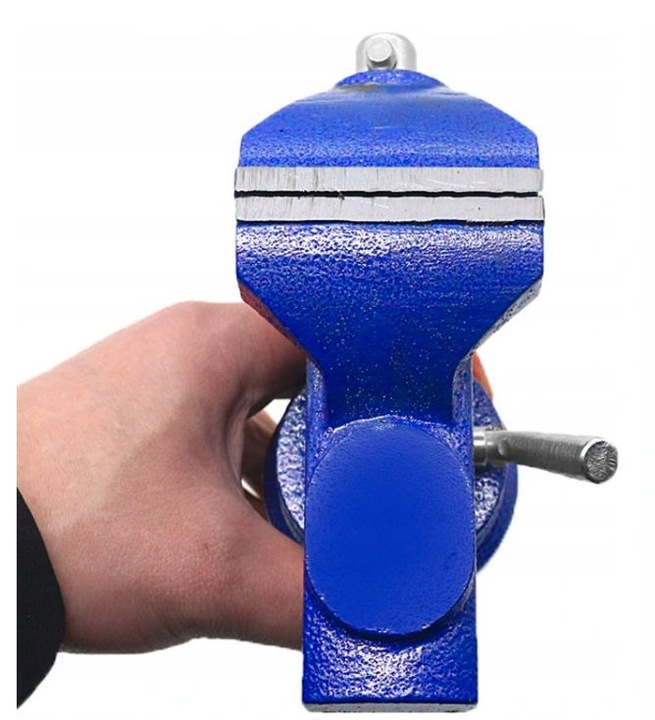 IMADŁO ŚLUSARSKIE OBROTOWE 360 Z KOWADŁEM ŻELIWNE STOŁOWE MOCNE