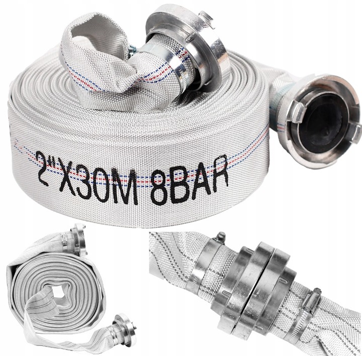 Wąż strażacki Falon-Tech 2 cale 52 mm 30 m