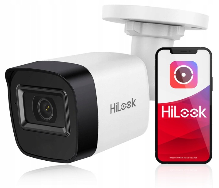 Kamera IP 4MPx 2K+ IPCAM-B4-P Zewnętrzna PoE HiLook by Hikvision H.265+