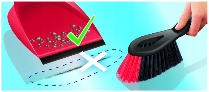 VILEDA SZUFELKA ZE ZMIOTKĄ 2 W 1