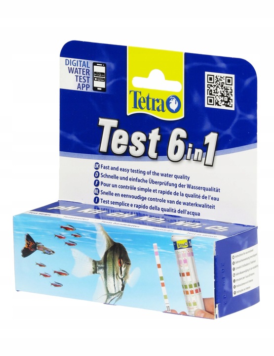 TETRA Test 6in1 PASKOWE TESTY WODY AKWARIUM 25szt