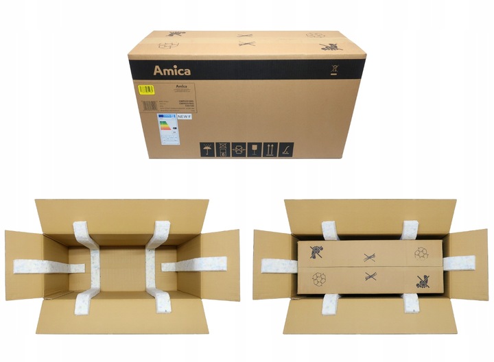 Okap Amica OMP 6253WG 389 m3/h LED