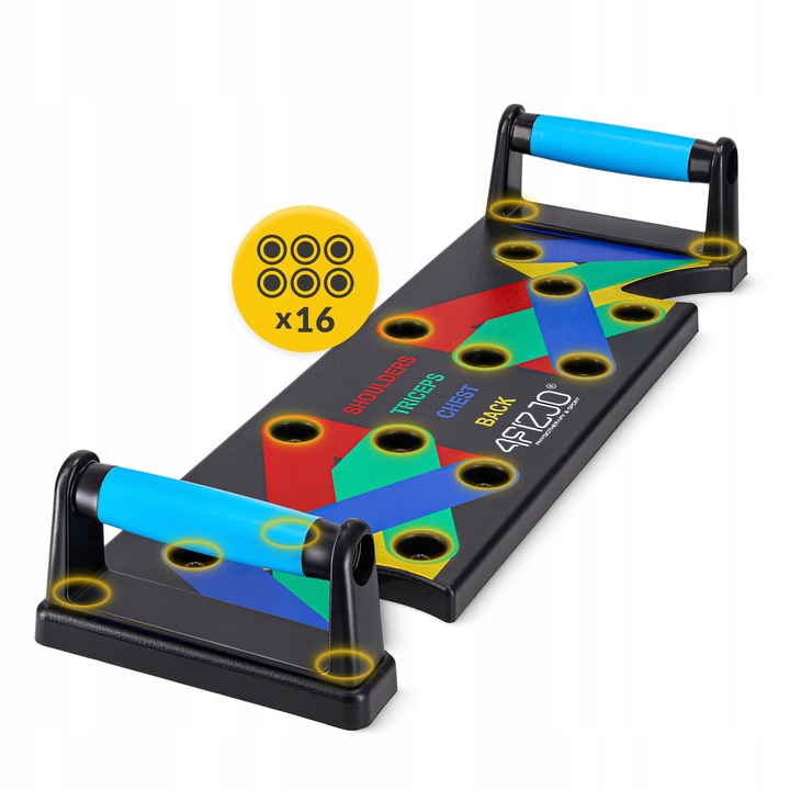 DESKA UCHWYTY DO POMPEK ĆWICZEŃ PLATFORMA PUSH UP BOARD WIELOFUNKCYJNA SIŁA