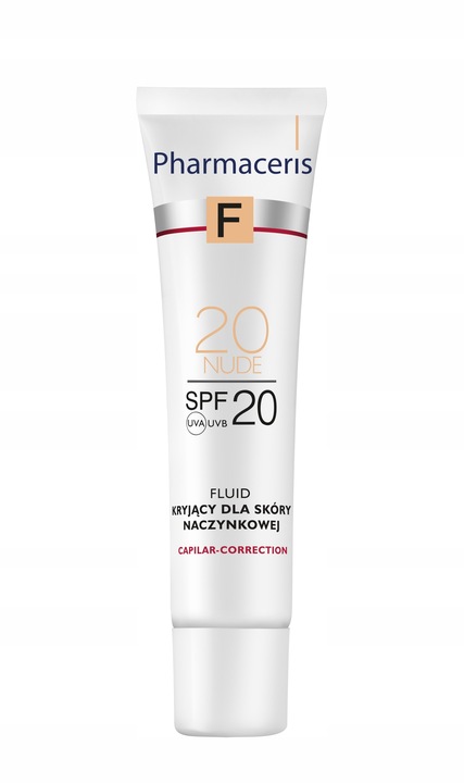 Pharmaceris F fluid naczynkowa 20 NUDE podkład do twarzy 30 ml