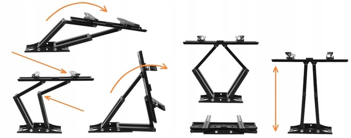 UCHWYT DO TELEWIZORA 26-70 CALI obrotowy EXTRA MOCNY wieszak TV stelaż