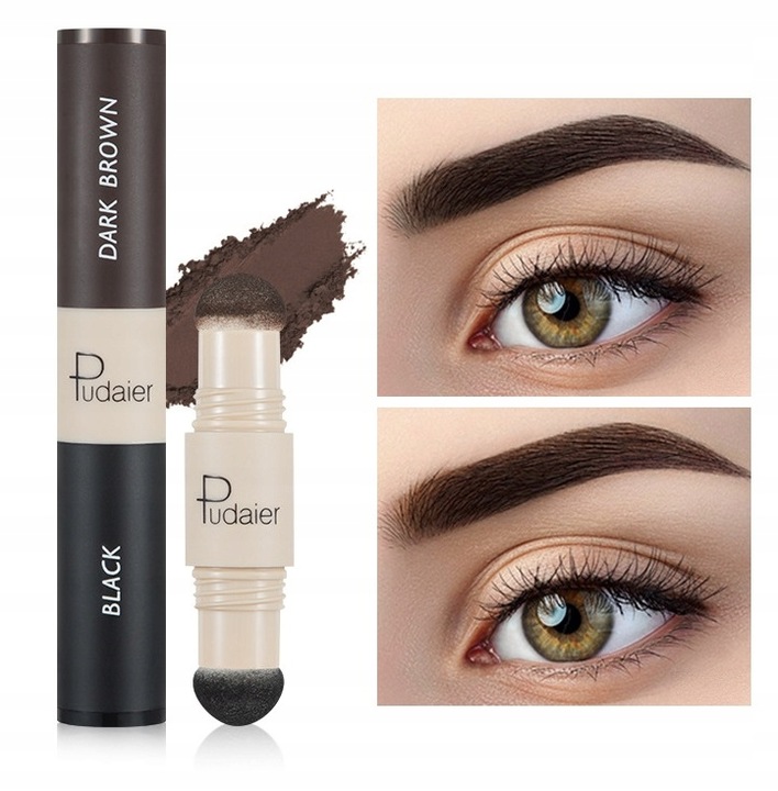 STEMPEL DO BRWI POMADA BRĄZOWY CZARNY 2 KOLORY NR1