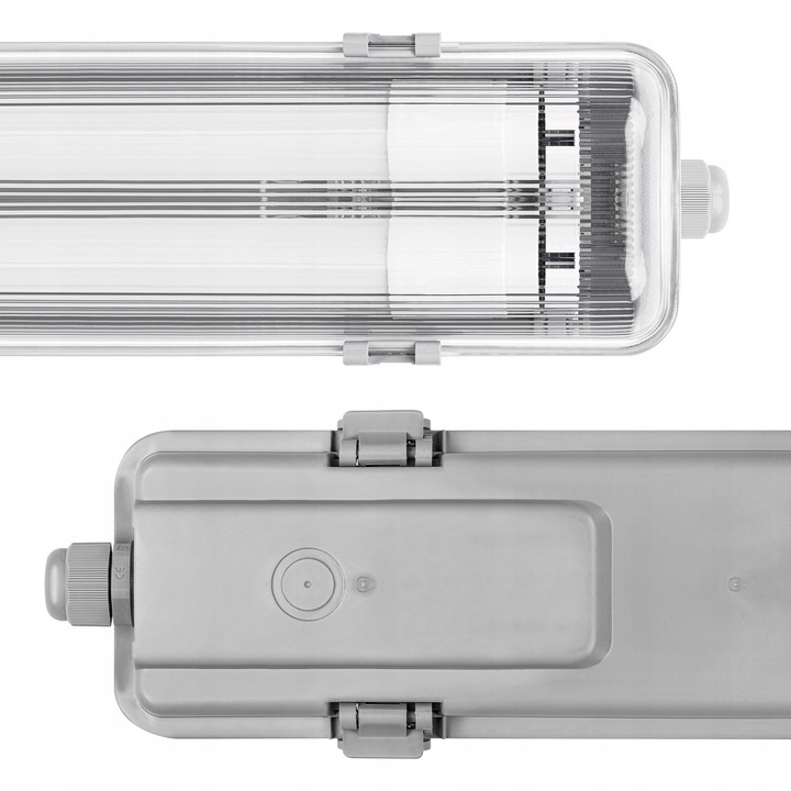 Oprawa Hermetyczna lampa LED 120cm + 2x świetlówki LED natynkowa do
