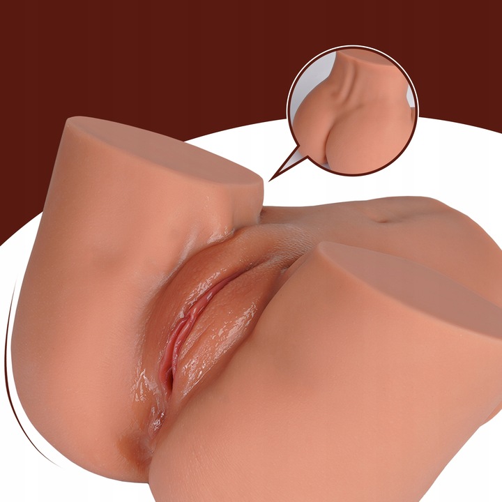 Sztuczna Pochwa Masturbator Meski Realistyczny Tyłek 3D z Pochwą