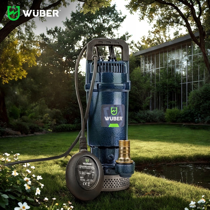 POMPA Z PŁYWAKIEM ZATAPIALNA Z SITEM DO WODY BRUDNEJ CZYSTEJ