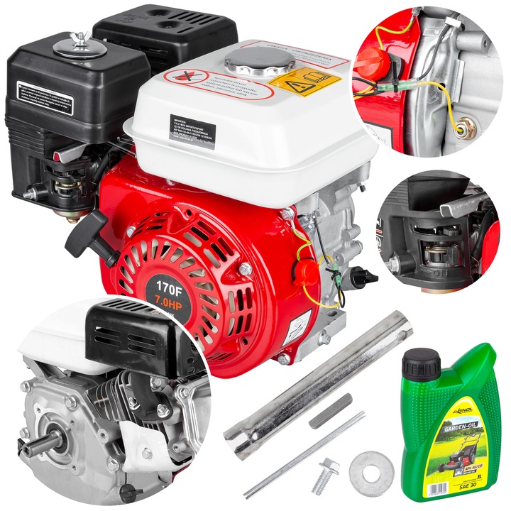 SILNIK SPALINOWY ZAGĘSZCZARKA GX160 7.0 HP OHV WAŁEK 19MM UBIJARKA AGREGAT