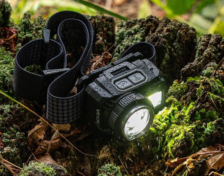 LATARKA CZOŁOWA LED CZOŁÓWKA AKUMULATOROWA MOCNA ZOOM USB C 500lm PRO VAYOX