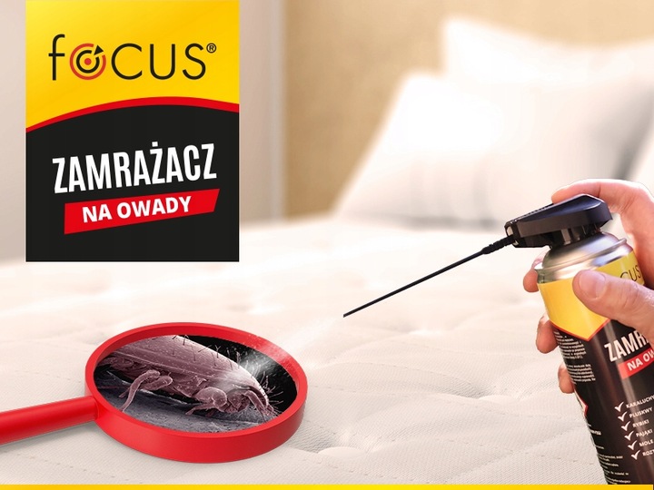 ZAMRAŻACZ na owady zwalcza larwy jaja pluskwy pająki karaluchy XXL