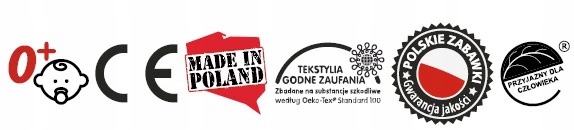 Hencz Kontrastowa Książeczka Sensoryczna CZERWONA