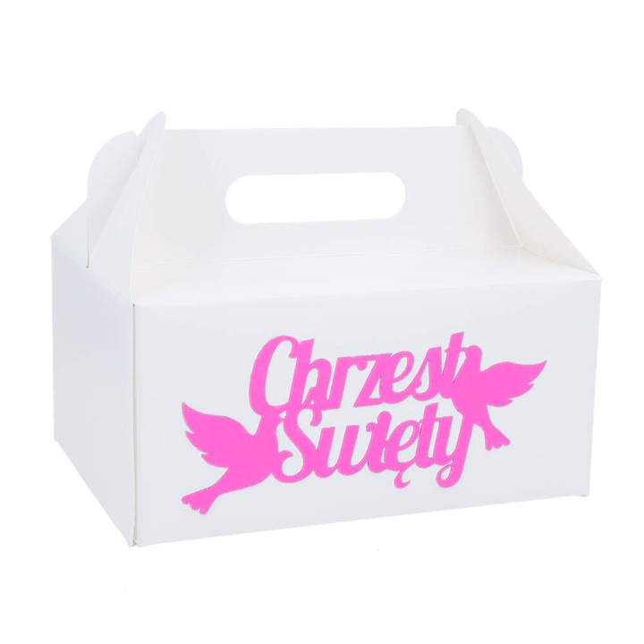 Pudełko Na Chrzest Święty Pudełka Na Ciasto Ozdoba