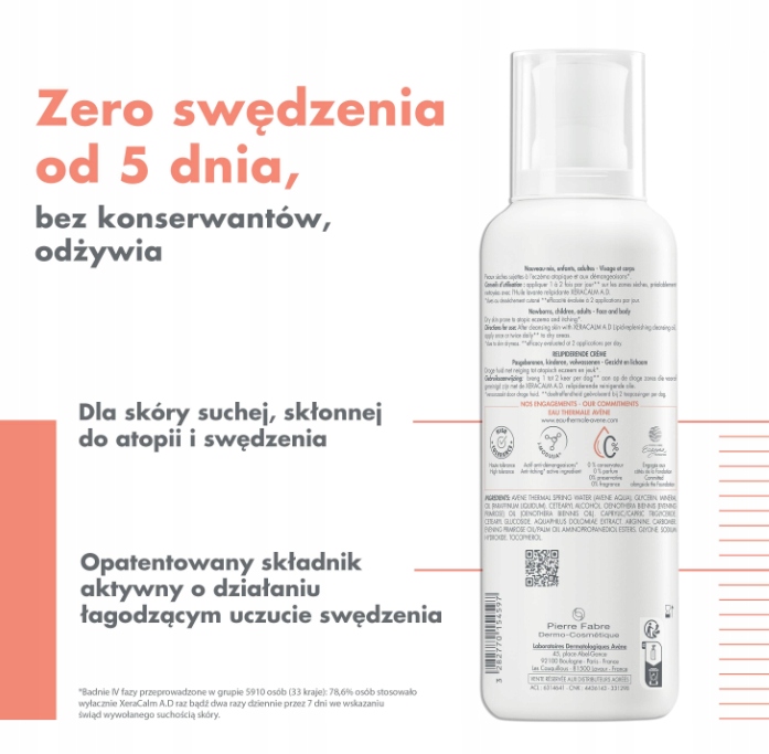 Avene XeraCalm A.D balsam 400ml