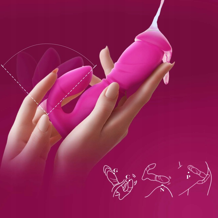 WIBRUJĄCE MAJTKI DO NOSZENIA WIBRATOR ŁECHTACZKOWY