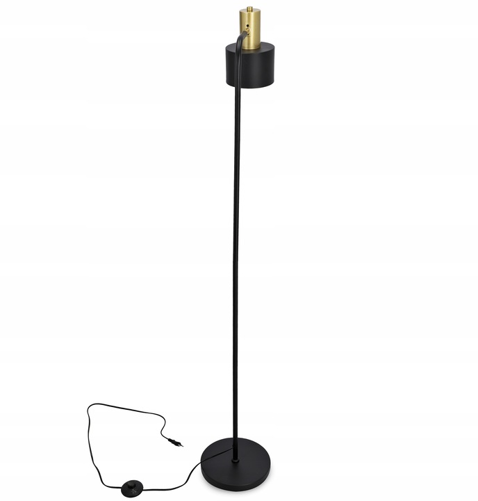 Lampa Stojąca Podłogowa LED Lampka Do Czytania Nocna 1X E27 Włącznik