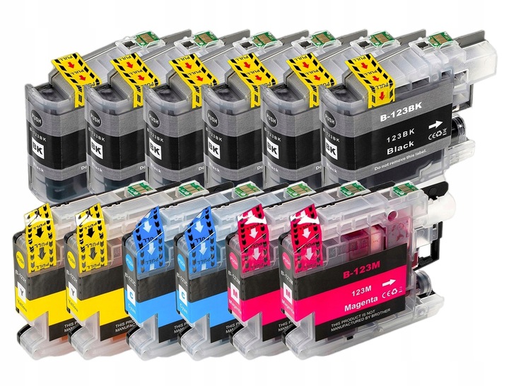 12x TUSZ DO BROTHER DCP-J132W DCP-J152W DCP-J552DW DCP-J4110DW MFC-J6520DW