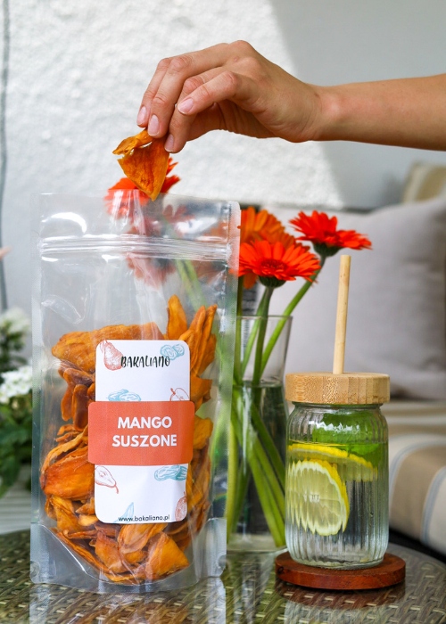 MANGO SUSZONE 500g - NATURALNE PLASTRY BEZ CUKRU!