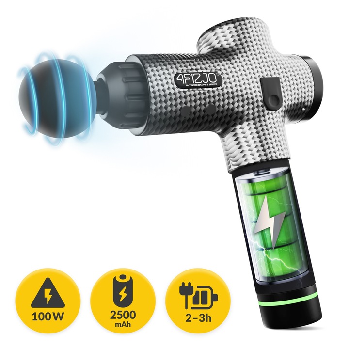 PISTOLET DO MASAŻU WYMIENNE KOŃCÓWKI RELAKS MASSAGE GUN ULTRA COOL EDITION