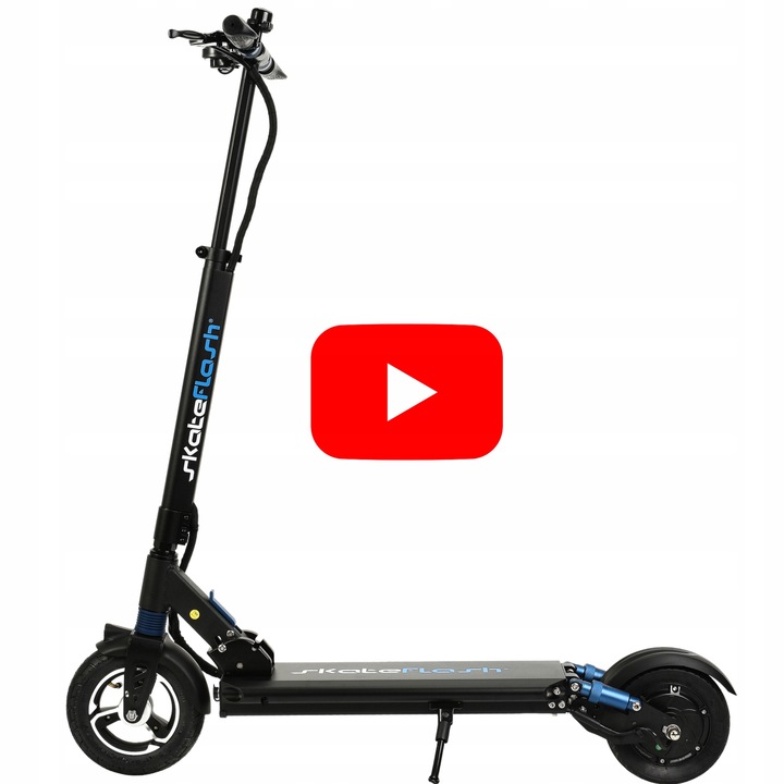 Hulajnoga elektryczna skate flash echo 350w zasięg do 40km mocna bateria