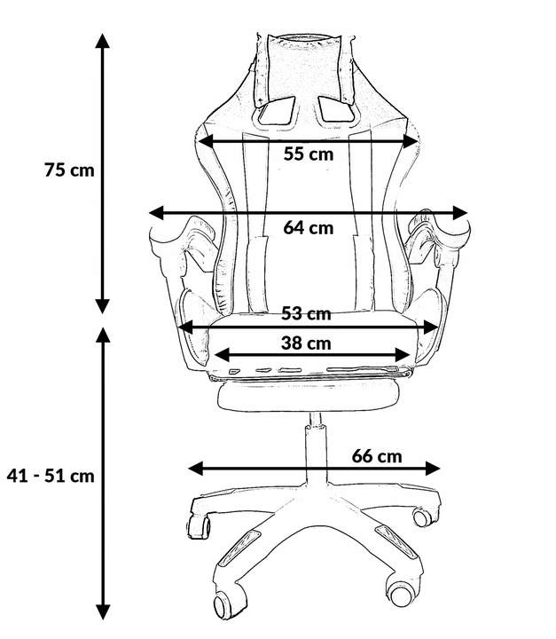 FOTEL GAMINGOWY GRACZA BIUROWY KOMPUTEROWY MASAŻ PODNÓŻEK KG104 RÓŻOWY