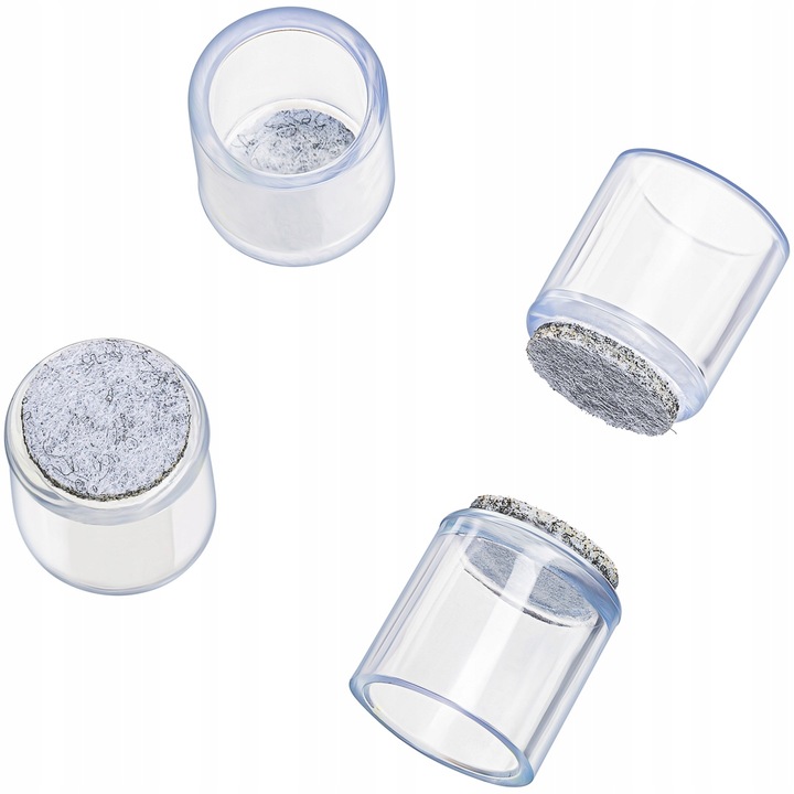 16x Nakładki nasadki na nogi krzesła z filcem 16mm