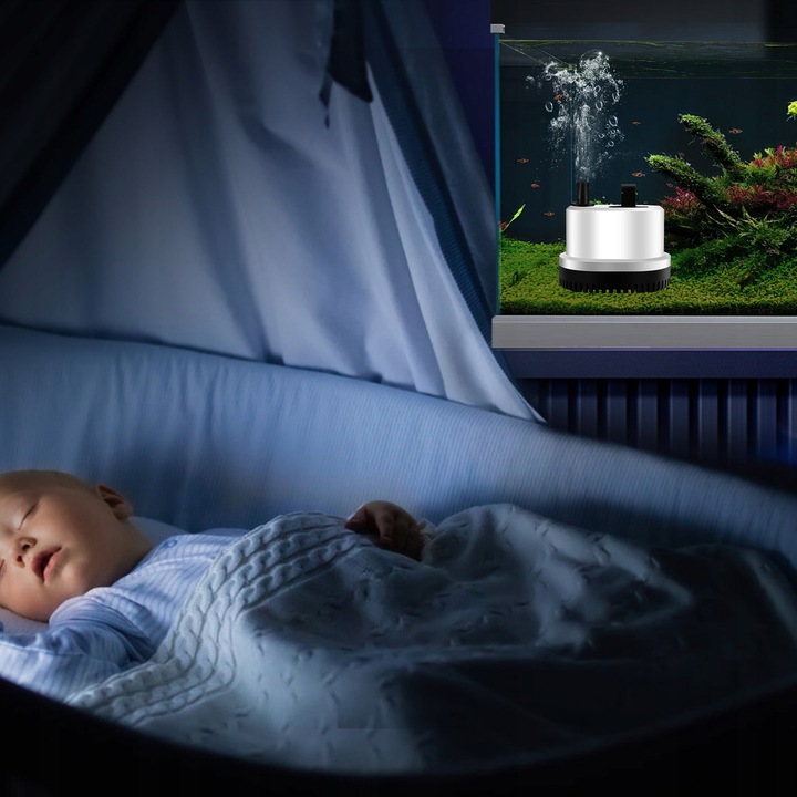 POMPA NISKIEGO ZANURZENIA 2500L/H 40W akwariowa Ultra cicha pompa staw