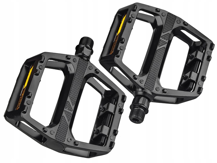 PEDAŁY ROWEROWE PROX VPE-506 PLATFORMY ALUMINIOWE CZARNE Z ODBLASKAMI