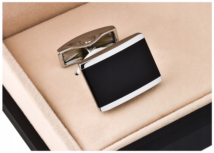 Spinki do Mankietów Koszuli Męskie + PUDEŁKO c04