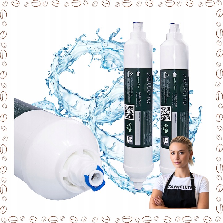 2x Filtr wody Seltino Amico do lodówki Samsung SIDE BY SIDE ZAMIENNIK