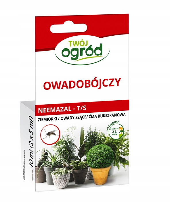 NEEMAZAL na ZIEMIÓRKI 10ml ŚRODEK do PODLEWANIA Roślin Domowych
