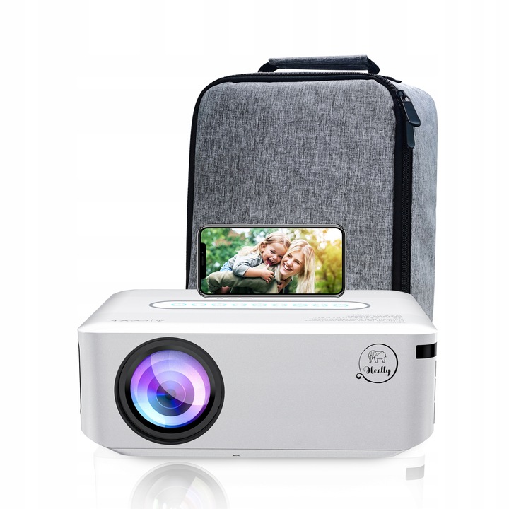 PROJEKTOR RZUTNIK ANDROID SMART TV WIFI FULL HD 12000LM 4K LED