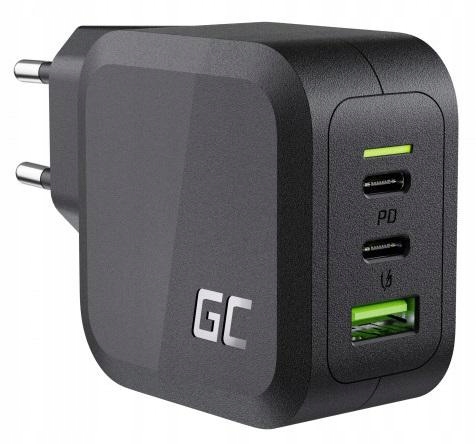 ŁADOWARKA GC PowerGaN 65W 2x USB-C PD USB-A QC 3.0
