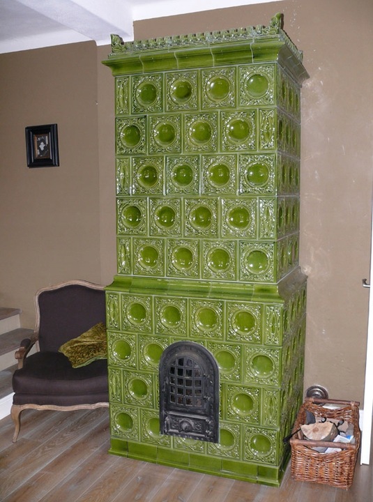 Fuga zduńska do pieca kaflowego, kominek, kuchnia